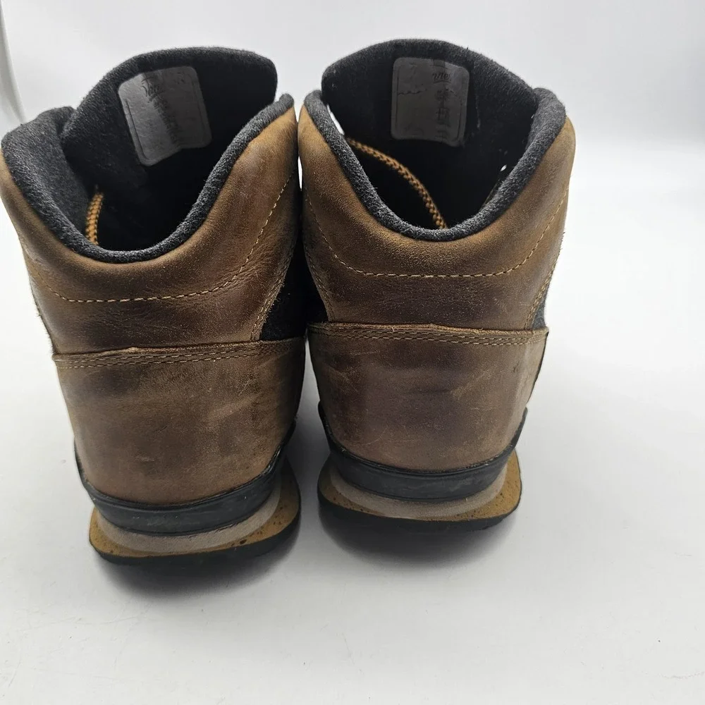 Danner‎ Boots Mens Size 9.5 Brown Leather Wool Lined Hiking Chukka Trail Outdoor